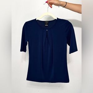 Ann Taylor Navy Blue Shirt